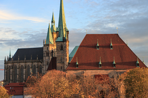 Cathedral and Severi Church Seen From Petersberg