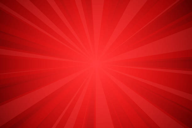 stockillustraties, clipart, cartoons en iconen met red starburst background - leeggelopen