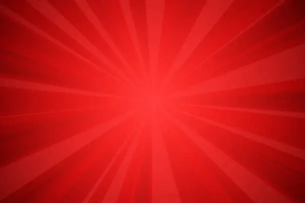 Vector illustration of Red starburst background