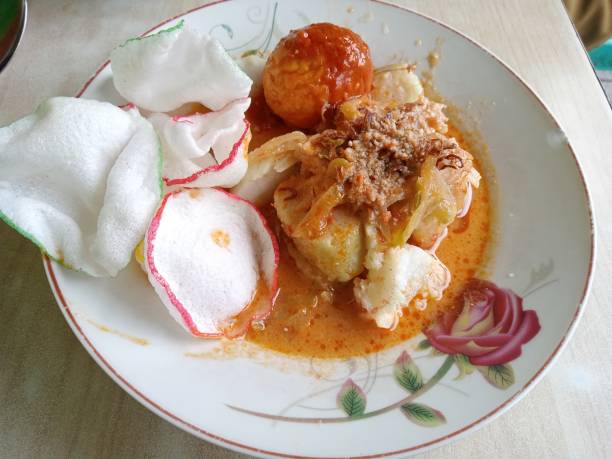 istock Traditional Indonesian food vegetable lontong 1807413697