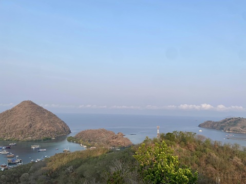 View of the Hill, with a beautiful sky and sea background