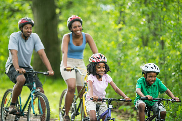 istock Family Bike Ride 180741935
