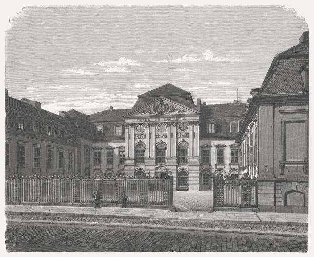 istock Palais Radziwill, Berlin, Germany, built 1738/39, wood engraving, published 1875 180742391