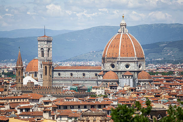 istock Florence with Duomo, Italy 180742437
