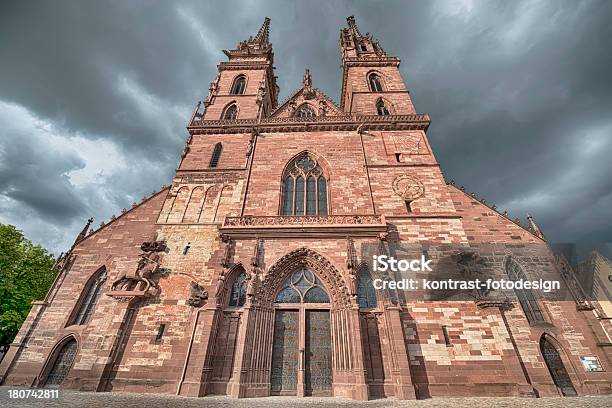 Foto de Basel Münster Suíça e mais fotos de stock de Basel - Basel, Catedral, Arquitetura