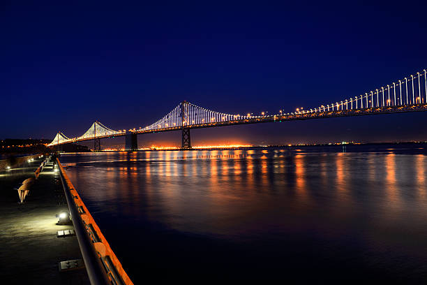 istock San Francisco Bay Bridge at Night 180743088