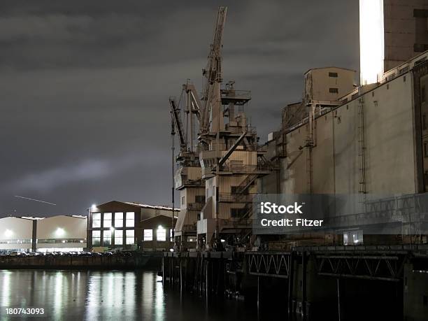 Industrial Nights Stock Photo - Download Image Now - Architecture, Building Exterior, Built Structure