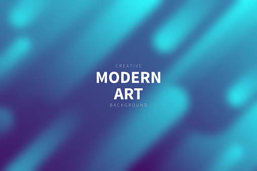 Modern and trendy abstract background with blurred geometric shapes and beautiful color gradient. This illustration can be used for your design, with space for your text (colors used: Turquoise, Blue, Purple). Vector Illustration (EPS file, well layered and grouped), wide format (3:2). Easy to edit, manipulate, resize or colorize. Vector and Jpeg file of different sizes.
