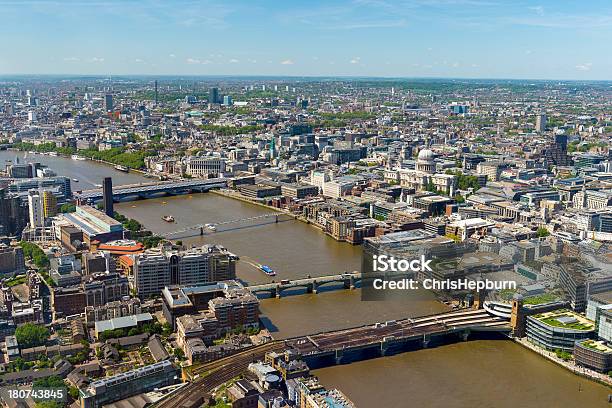 London Skyline Luftbild England Stockfoto und mehr Bilder von Ansicht aus erhöhter Perspektive - Ansicht aus erhöhter Perspektive, Aussichtspunkt, Außenaufnahme von Gebäuden