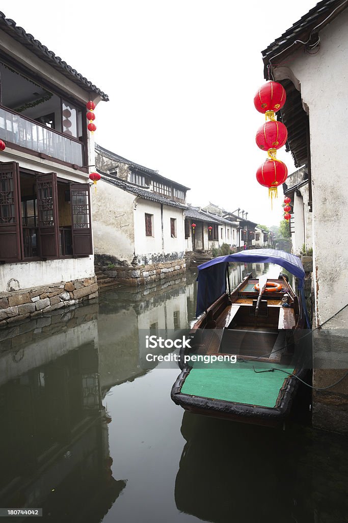 Água cidade Zhouzhuang - Royalty-free Aldeia Foto de stock