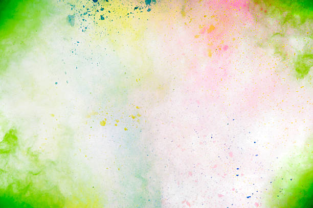 istock Holi Festival Colors on white background 180744092