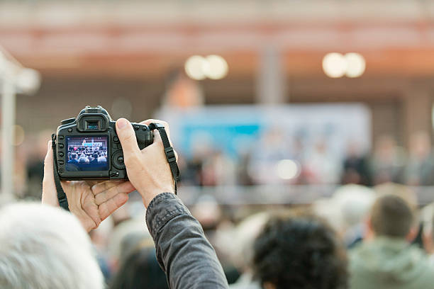 istock Photographing large public event 180744442