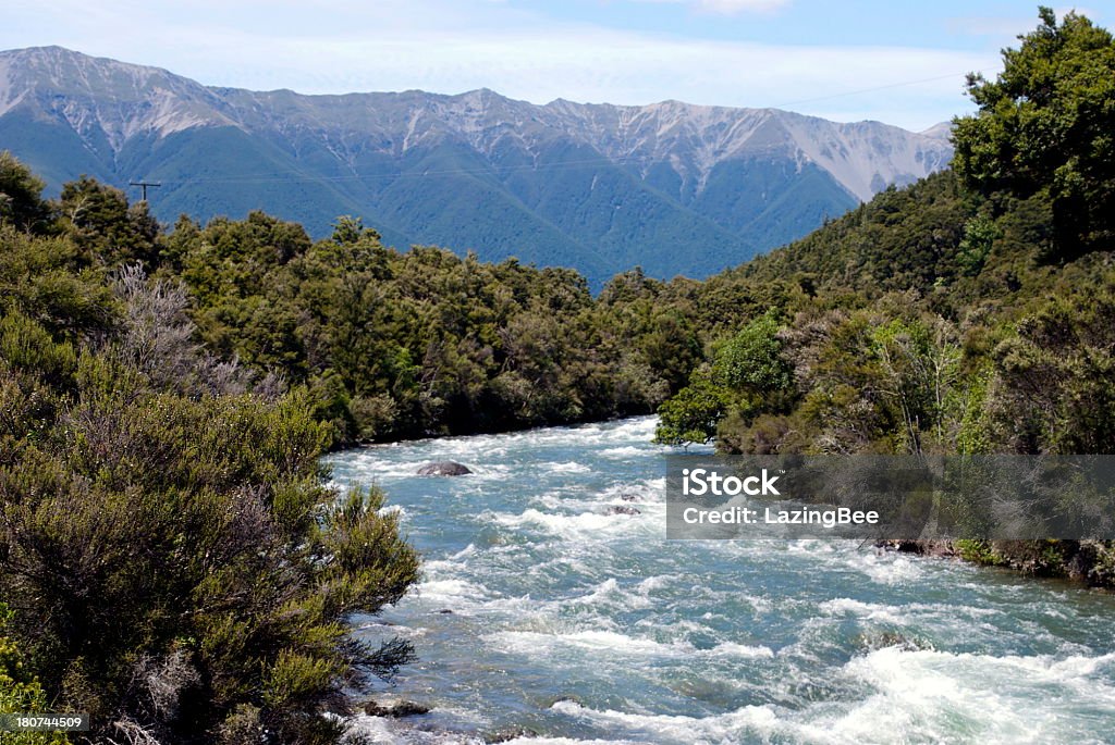 Il Fiume Buller, Isola del Sud, Nuova Zelanda - Foto stock royalty-free di Nuova Zelanda