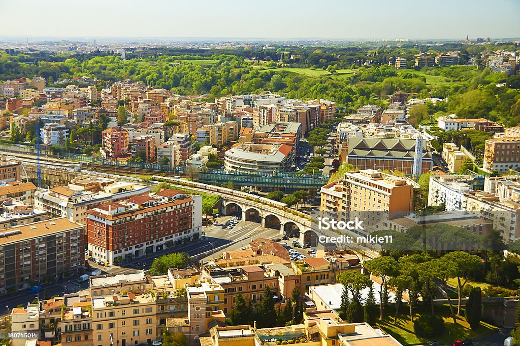 Panoramę Rzymu. - Zbiór zdjęć royalty-free (Architektura)