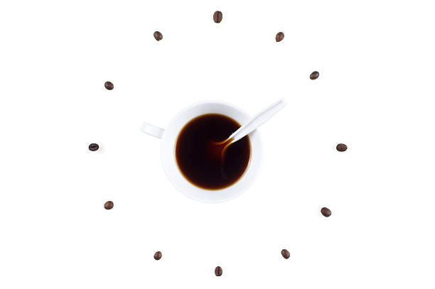 コーヒーの時間 - coffee cup coffee cup coffee bean ストックフォトと画像