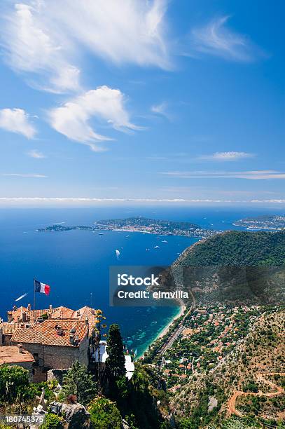 Panorama Di Cap Ferat E La Costa Azzurra Vicino A Nizza - Fotografie stock e altre immagini di Ambientazione esterna