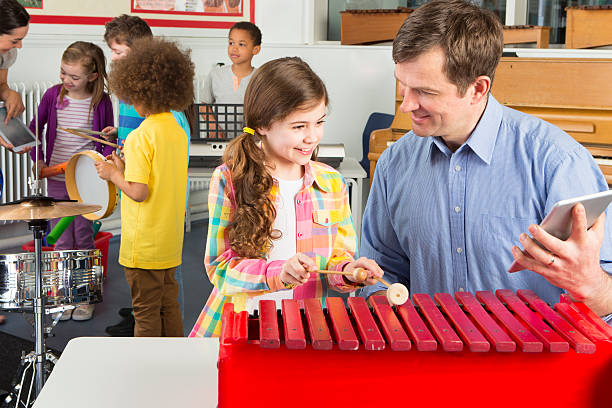istock Children In A Music Class 180745492