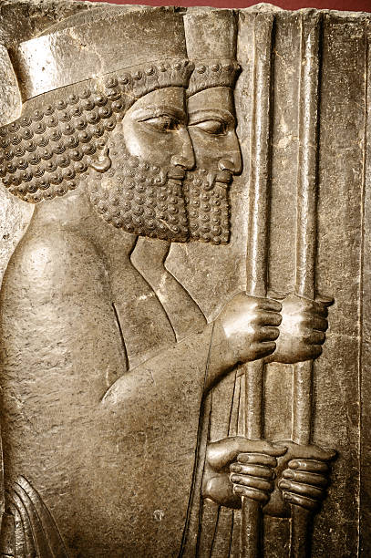 istock Persian Soldiers from Persepolis, Iran 180745557
