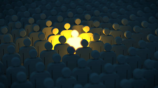 istock One people in the crowd 180745597