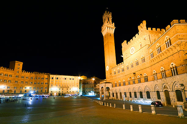 istock Siena, Piazza del Campo at night. 180745883