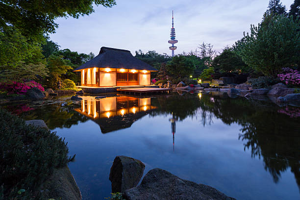 istock Hamburg, Japanese garden 180745971