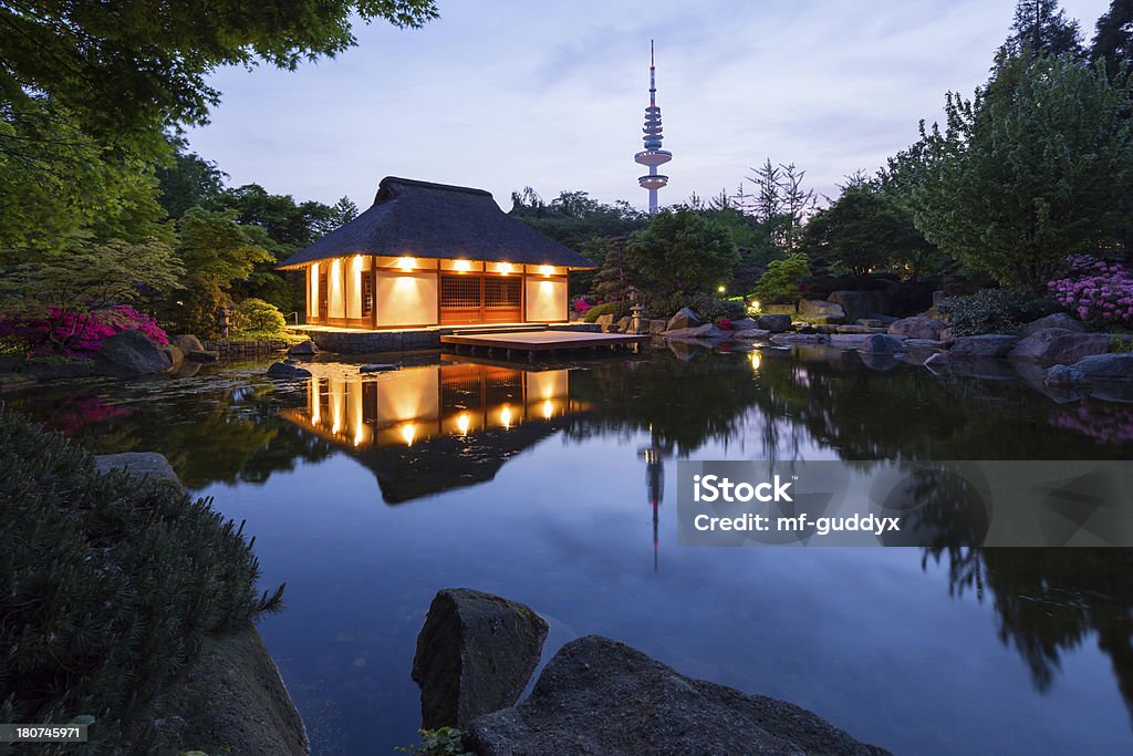 Hamburgo, Jardim Japonês - Royalty-free Acer Shirasawanum Foto de stock
