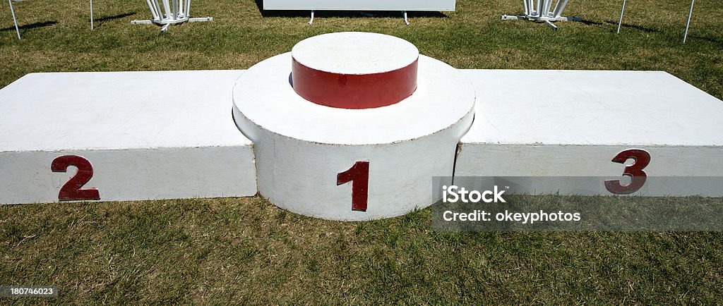 Historique de podium pour les Prix d'athlétisme - Photo de Compétition libre de droits