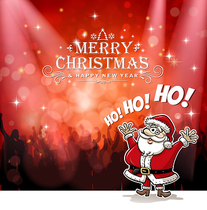 Drawn of vector Christmas concert sign. This file of transparent and created by illustrator CS6