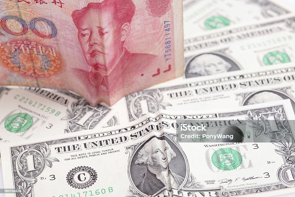 O conceito de negócios para a china e os Estados Unidos - Foto de stock de Acidentes e desastres royalty-free