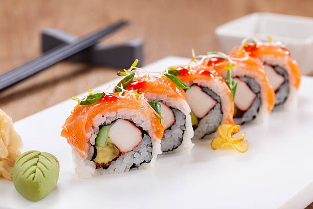 Sushi Roll stock photo