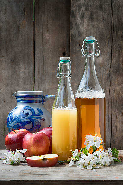 istock Hessian Cider apple juice and Jug, Bembel  Apfelsaft 180747539