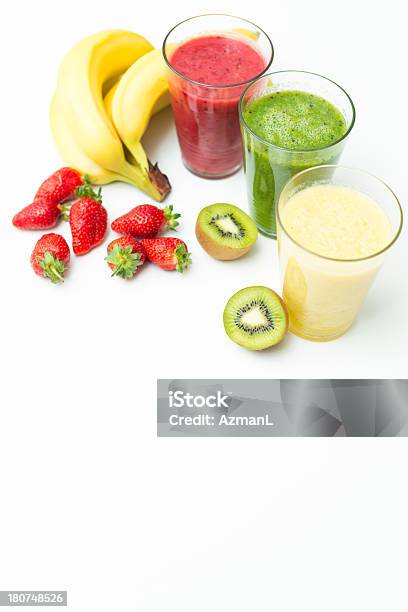 Foto de Colorido Smoothies e mais fotos de stock de Alimentação Saudável - Alimentação Saudável, Amarelo, Baga - Fruta