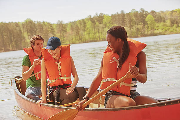 istock friends out on the canoe 180748702