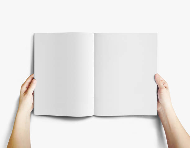 istock Hand Holding Vertical A4 Brochure Mockup 1807489409