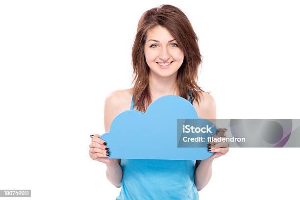 Cloud Computing Concept Stock Photo - Download Image Now - 20-29 Years, Adult, Adults Only