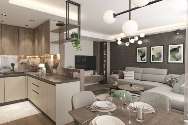 istock Elegant Modern Living Room 06 1807491904