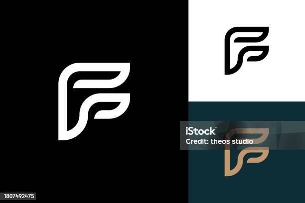 F Monogram Vector Letter F Monogram Vector Logo Design Stock Illustration - Download ...