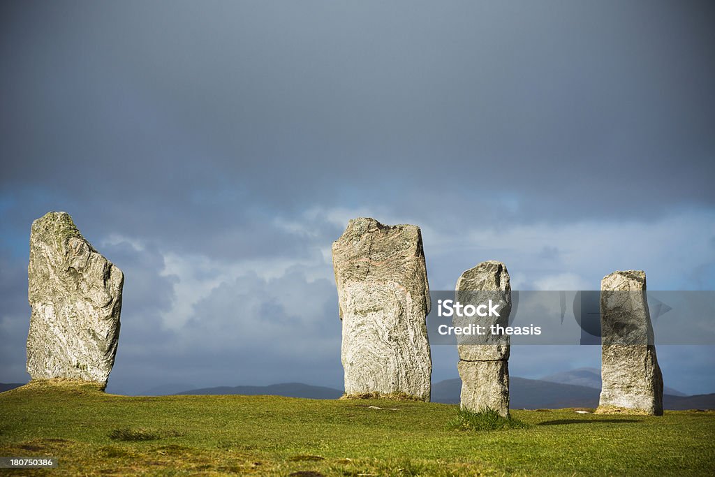 Callanish pietre erette, Isola di Lewis - Foto stock royalty-free di Ambientazione esterna