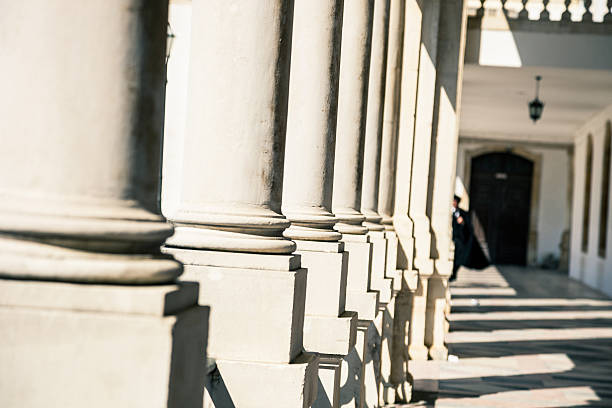 istock Colonnade in Coimbra's Historical University 180750561