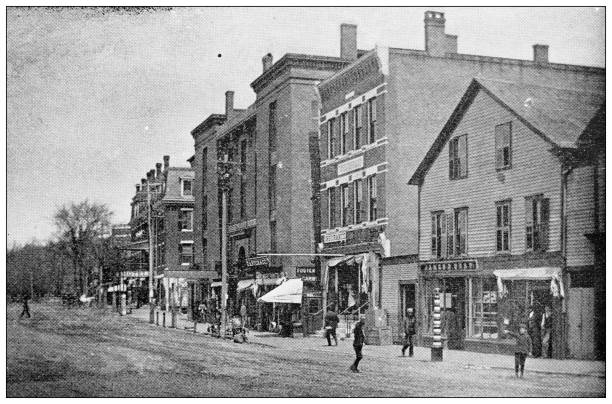 istock Antique image of Hampden County, Massachusetts: Palmer 1807509224
