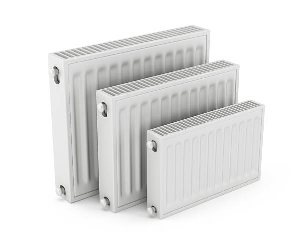 aluminium radiators - convection stock-fotos und bilder