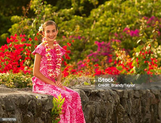 Hawaiian Belleza Foto de stock y más banco de imágenes de 14-15 años - 14-15 años, A la moda, Adolescencia