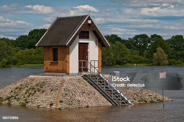 Level Meter House Stock Photo - Download Image Now - Flood, Flood Level Marker, Horizontal