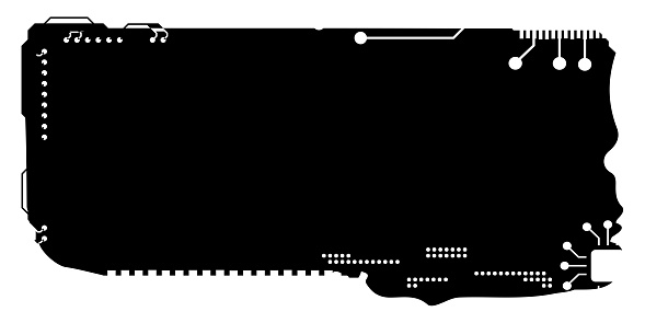 Tech Rectangle Design Rectangular Design Clipart In Tech Style Isolated On White Short Tech ...