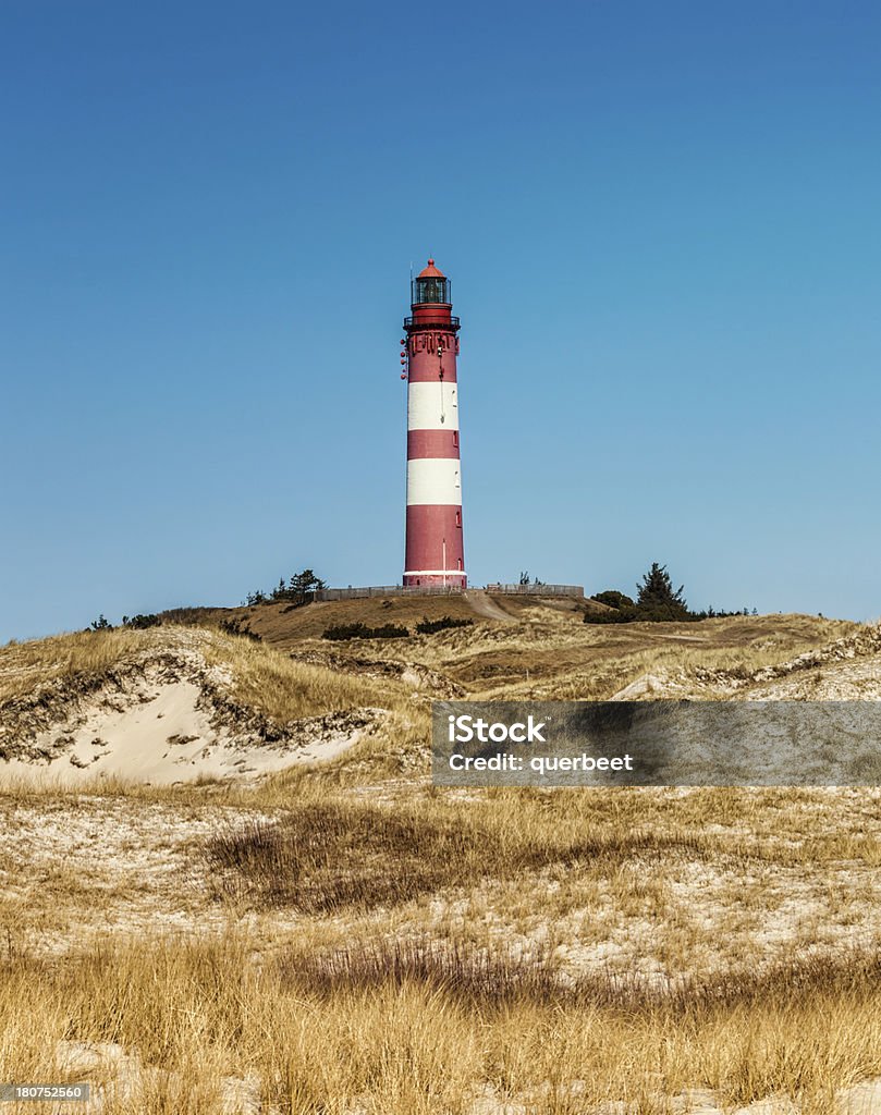 Leuchtturm auf Dünen - Lizenzfrei Anhöhe Stock-Foto