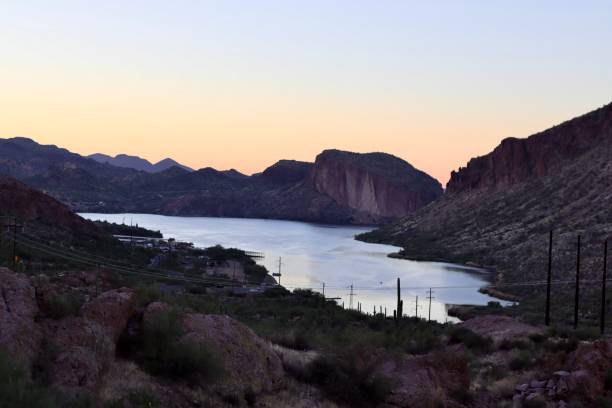 istock Dusk on Canyon Lake, Arizona 1807525757