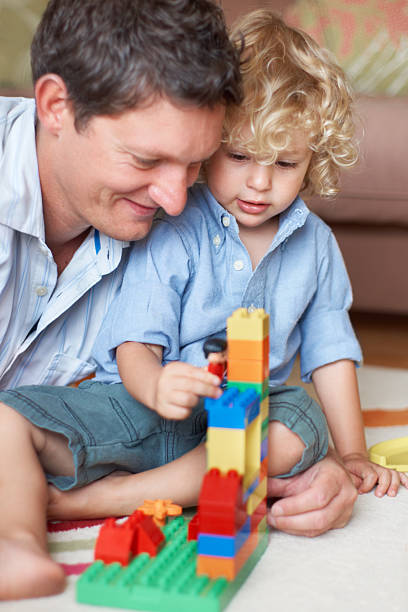 istock He's a brilliant builder just like his dad 180752719