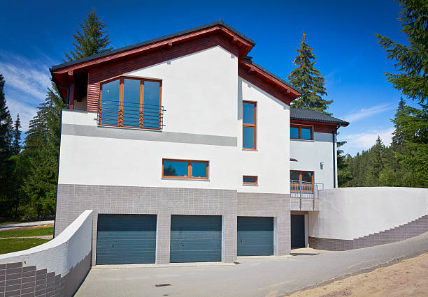 istock New residential home in the forest 180752938