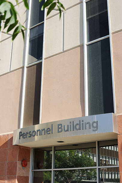 istock Personnel building sign vertical 180753961