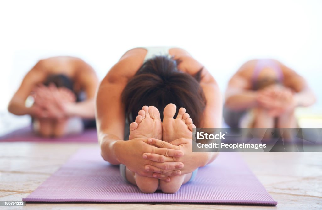 Stretching al max - Foto stock royalty-free di Metodo Pilates